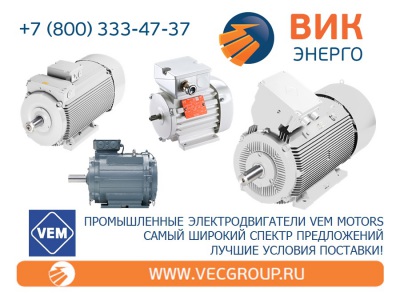 ВИК-Энерго - купить промышленные электродвигатели VEM Motors в нашей компании