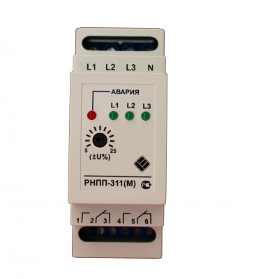 Монитор напряжения, реле чередования фаз РНПП301