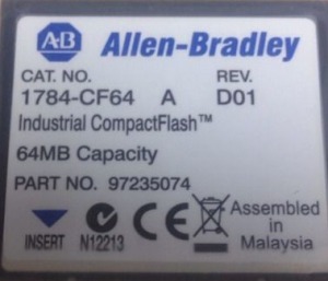 Flash Card 64MB 1784-CF64 A Allen Bradley (Rockwell Automation)