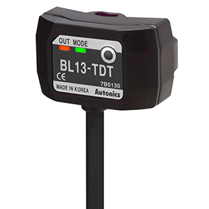 BL13-TDT-P Датчик уровня жидкости на пересечении луча, 12-24 VDC, PNP, Autonics