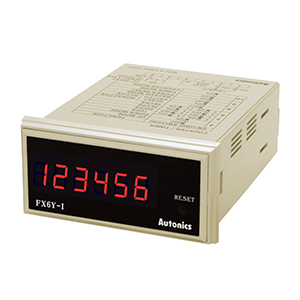 FX6Y-I Цифровой счётчик/таймер с функцией индикации, 100-240VAC, 6 разрядный дисплей, Autonics
