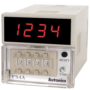 FS4A Цифровой счетчик, 4 цифры, 100-240VAC, Autonics