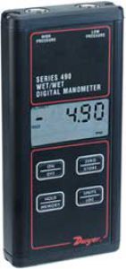 Дифференциальный переносной цифровой манометр для жидкости 490 Dwyer