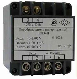 ЕП34С преобразователь измерительный переменного тока и напряжения