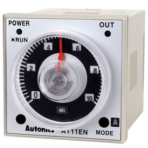 AT11EN Многофункциональный аналоговый таймер, 100-240VAC/24-240VDC, DPDT, Autonics