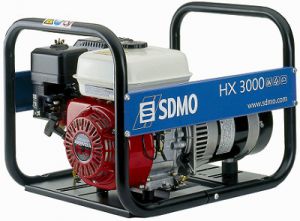 Бензогенератор SDMO мощностью 3 кВт. HX 3000