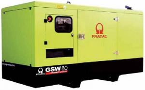 Дизель-генераторная установка PRAMAC GSW80P в кожухе