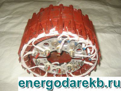 Электромашинный возбудитель (ротор+статор) для генератора ГС, БГ