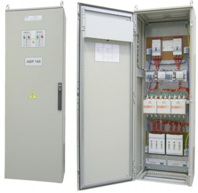 Шкаф автоматического включения резерва ШАВР-3-400 УХЛ4 (3-фазный, 400А) IP54 (Корпус ШРС-1 1600х600х300) напольный