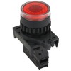 L2RR-L3RL Контрольная лампа плоская выступающего типа, 110-220VAC, LED, красная, Autonics