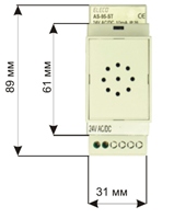 Акустическая сигнальная лампа AS-DIN-04