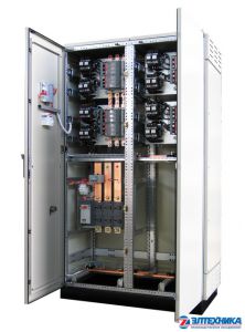 Комплектные конденсаторные установки регулируемые контакторные, низкого напряжения без дросселей  типов КРМ (УКМ58) 225-2000 кВАр