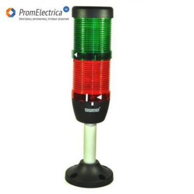 IK52L024XM03 Сигнальная колонна 50 мм, красная, зеленая 24 В, светодиод LED