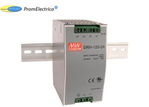 DRH-120-24 Импульсный блок питания 120W, 24V, 0-5.5A Mean Well