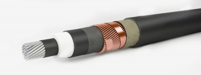 Продается из наличия кабель с изоляцией из сшитого полиэтилена (СПЭ) алюминиевый экранированный на напряжение 10кВ