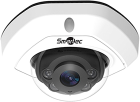 Первая купольная камера Smartec c 4 Мп и локальным архивированием до 128 ГБ