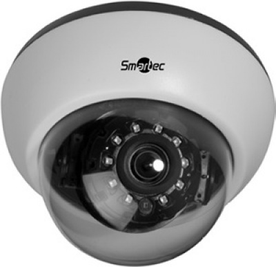 Новые миникупольные IP-камеры марки Smartec с 1080p и базовыми аналитическими функциями