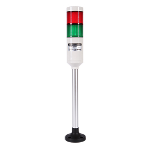 PTE-APZ-202-RG Светодиодная сигнальная колонна, диаметр 56 мм, 24 VAC/DC, 2 секции, красный/зеленый