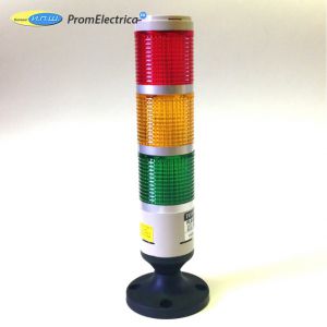 PLG-320-R/Y/G Светосигнальная колонна 220VAC, красный желтый зеленый цвета: диаметр 45 мм Menics