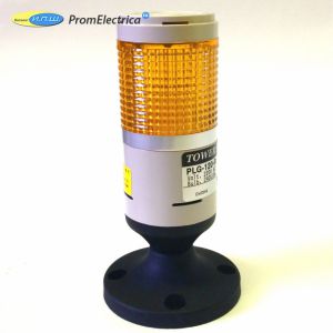 PLG-110-Y (110VAC) Светосигнальная колонна 110V переменного тока, желтого цвета диаметр 45 мм Menics