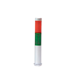 PLDSF-202-RG Компактная светосигнальная колонна диаметром 25 мм, 24VAC/DC, 2 секции, красный/зеленый
