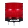 MS115T-B00-R Многофункциональная стробоскопическая LED лампа, диаметр 115 мм, 12-24 В AC/DC, красная