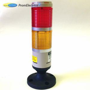 PLG-210-R/Y Светосигнальная колонна 110 VAC красный + желтый цвета: диаметр 45 мм Menics