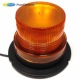 ASG-02-Y-LED (12-24VDC) Сигнальный светодиодный проблесковый маячок желтого / оранжевого цвета для спецтехники, диаметр 130 мм, 12-24 Вольта DC