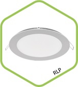 Панель светодиодная круглая RLP-eco 18Вт 230В 4000К 1440Лм 225/205мм белая IP40 IN HOME