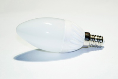 Светодиодная лампа LEDcraft Колба свеча Е14 5 Ватта Холодный белый