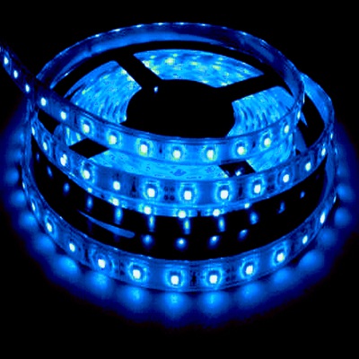 Светодиодная лента LEDcraft SMD 5050 7.2 Ватт на метр 30 диодов на метр IP 68 Синий