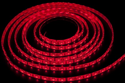 Светодиодная лента LEDcraft SMD 5050 15 Ватт на метр 60 диодов на метр IP 65 Красный