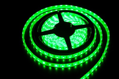 Светодиодная лента LEDcraft SMD 3528 4,8 Ватт на метр 60 диодов на метр IP 68 Зеленый