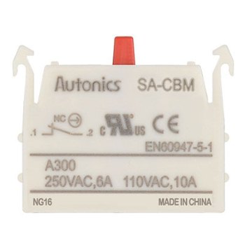 SA-CBM Блок контактов модульного типа, NC, расширяемый, Autonics