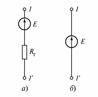 Схемы замещения генератора