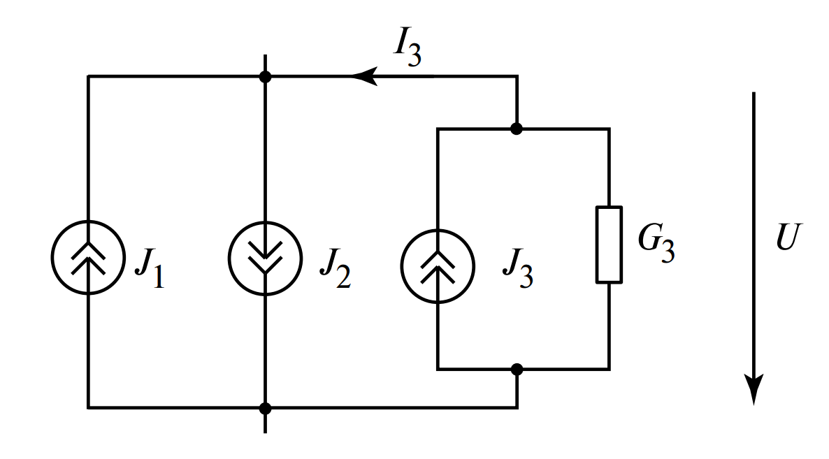 Схема параллельно соединенных источников тока