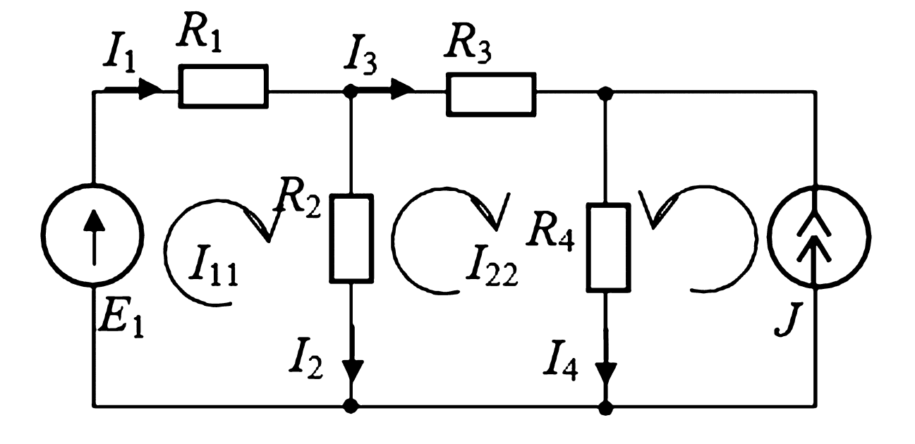 Схема электрической цепи с источником тока