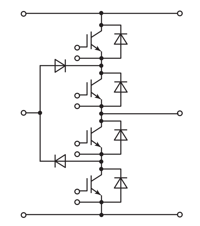 Силовой модуль для трехуровневого инвертора