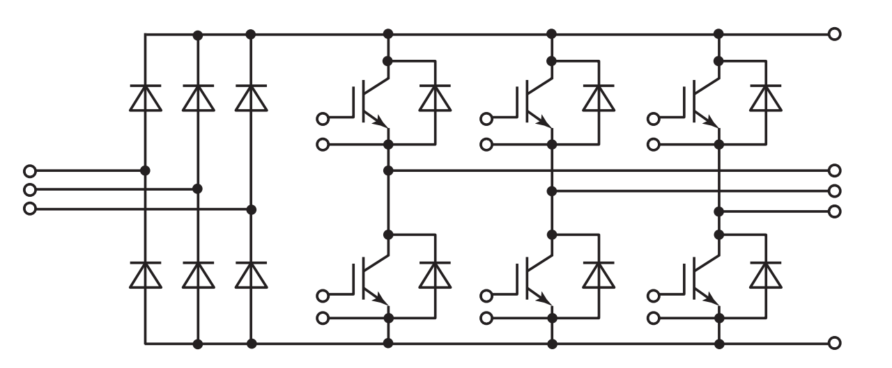 Интегральная сборка топологии В6U + B6I