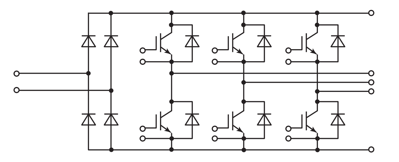 Интегральная сборка топологии В2U + B6I