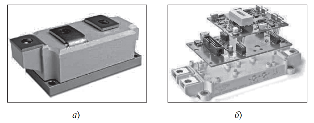 Современная компоновка: драйвер размещен непосредственно на корпусе модуля