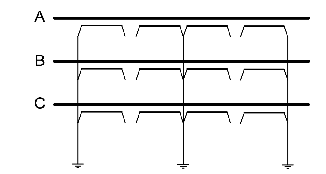 Секционирование без дополнительных заземлителей на трассе