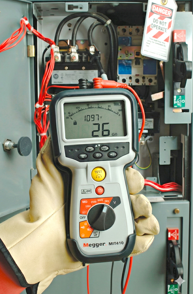 Внешний вид мегаомметра Megger MIT410