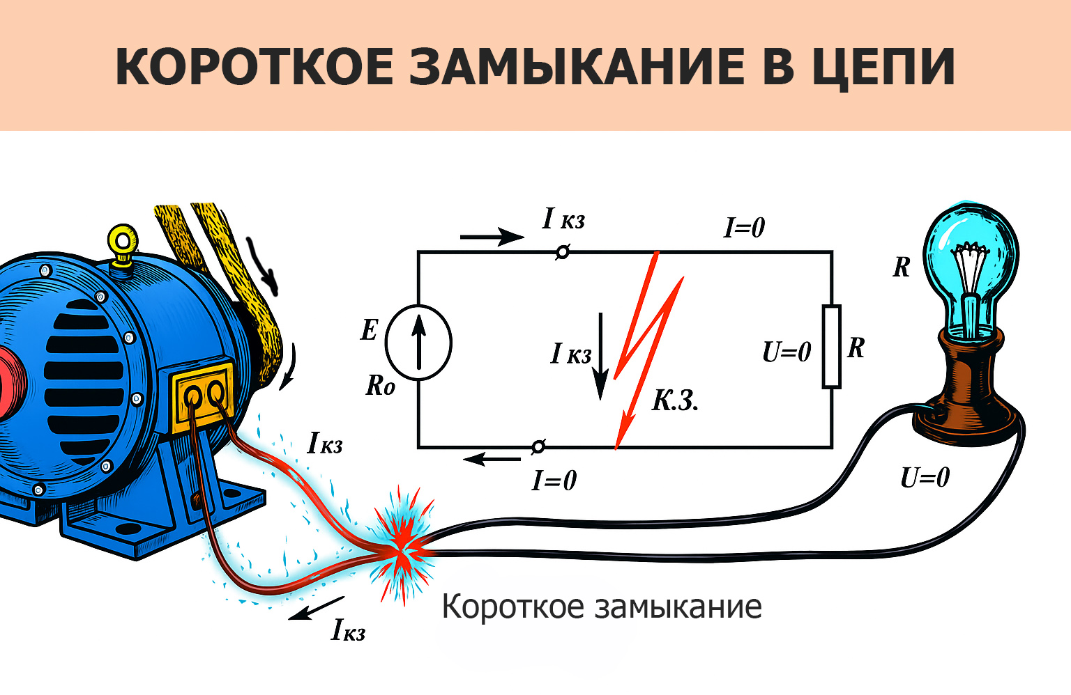 схема токов короткого замыкания