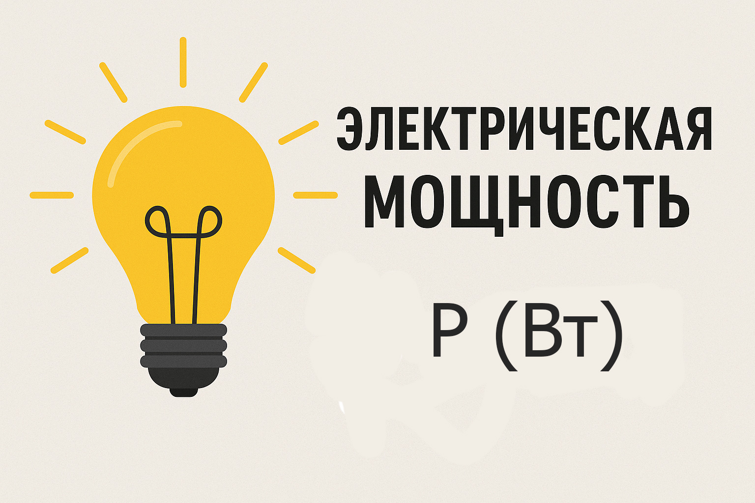 электрическая мощность Вт