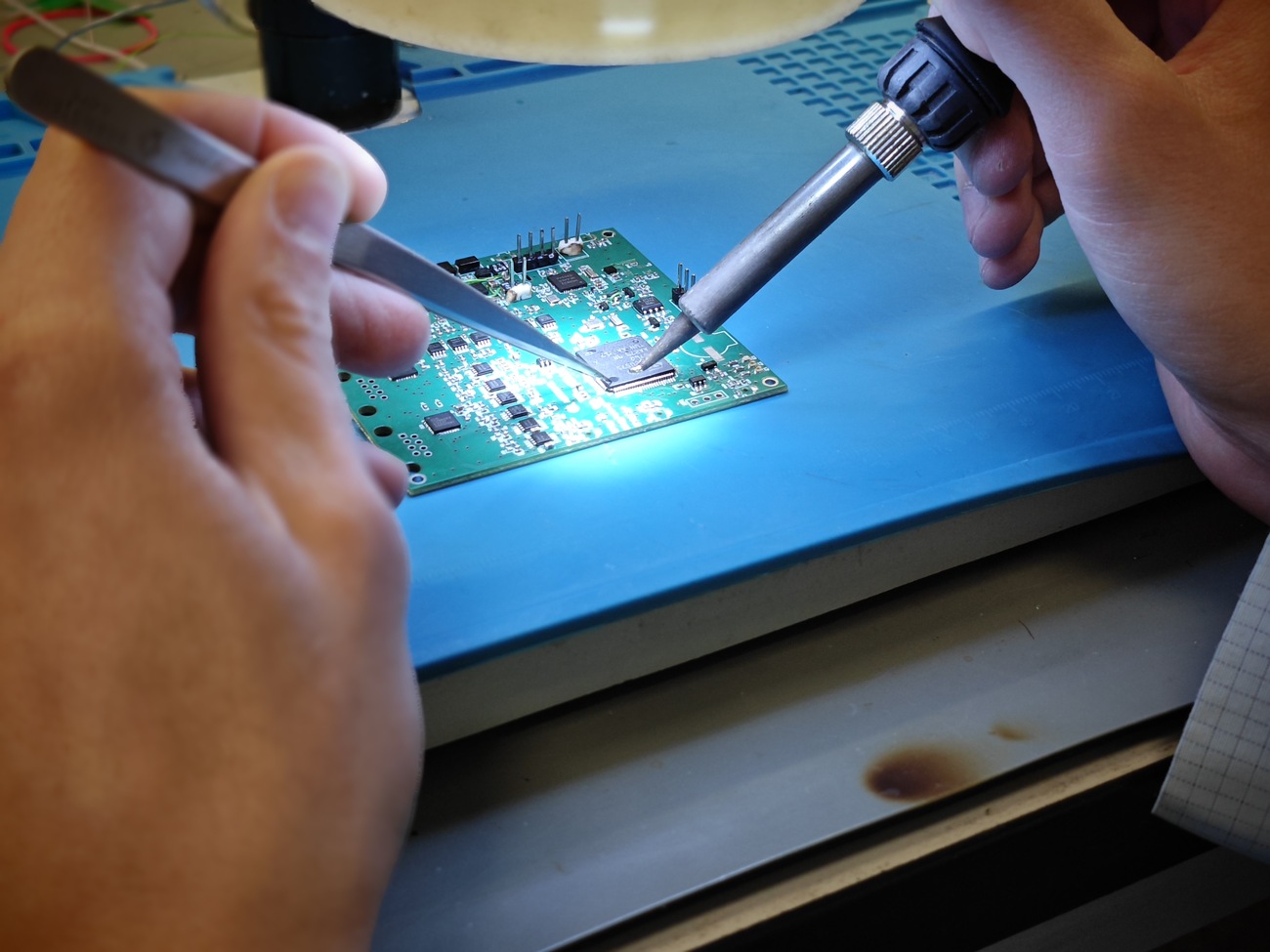 процесс производства печатной платы