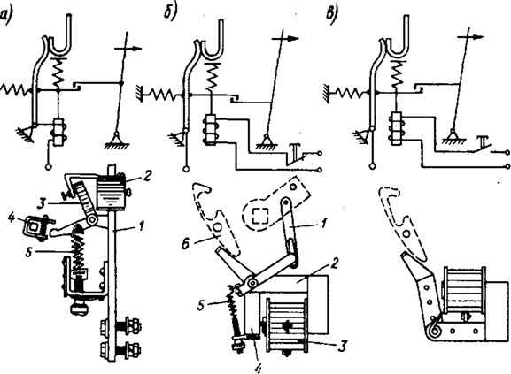 Примеры схем некоторых электромеханических расципителей