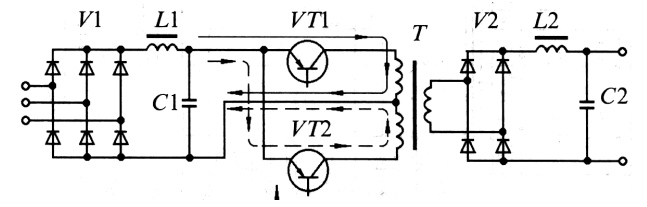 Схема транзисторного инсвертора