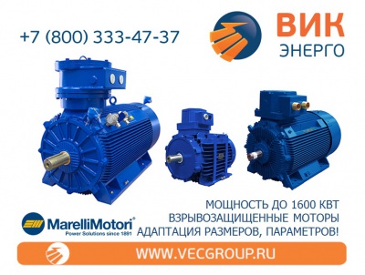 ВИК-Энерго - купить взрывозащищенные электродвигатели MARELLI MOTORI в нашей компании