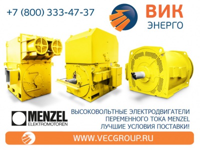 Menzel Eco MEBKGR Высоковольтные электродвигатели с короткозамкнутым ротором